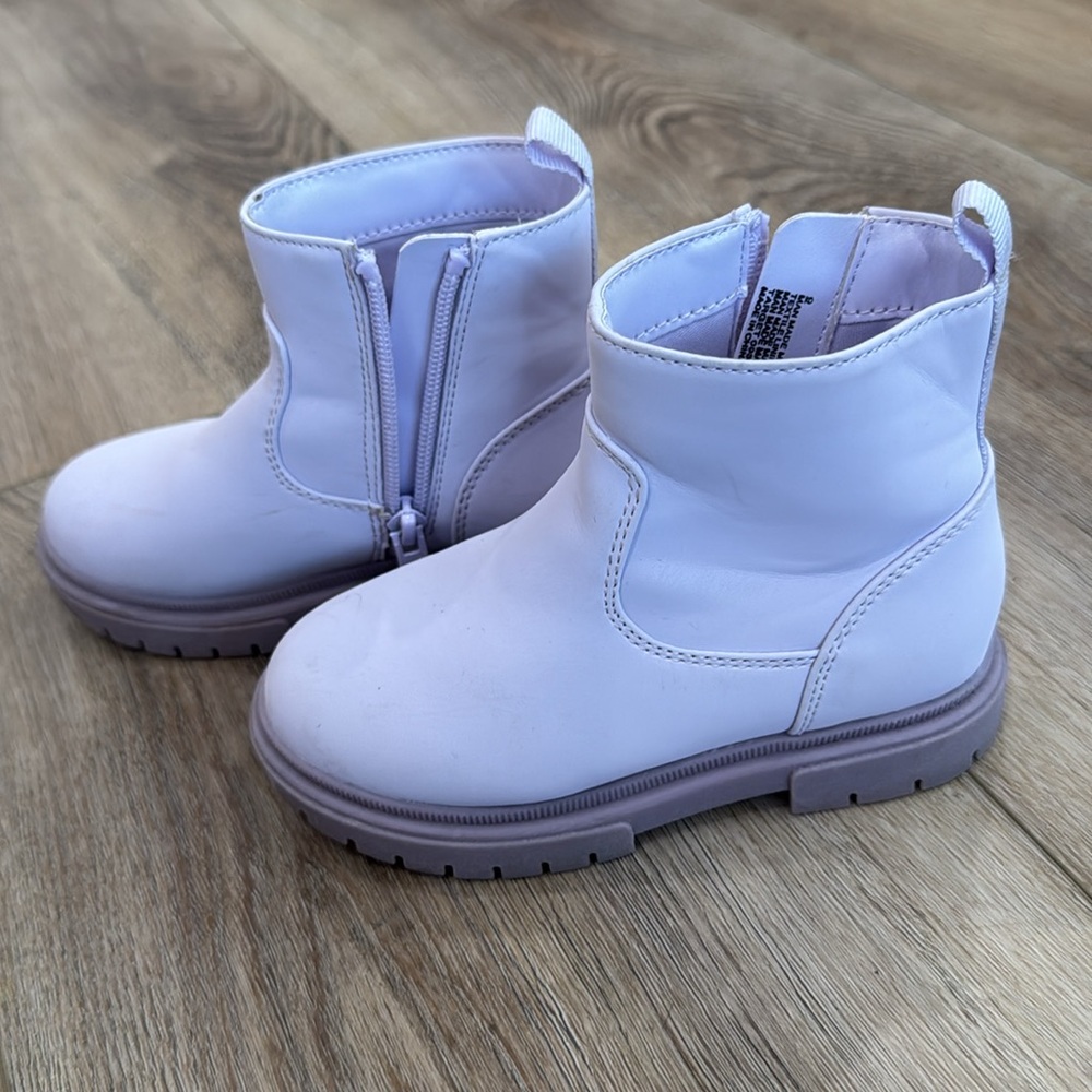 Cat & Jack Lavender Boots - Picture 3 of 5